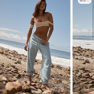 Sprint to finish pants dusty blue